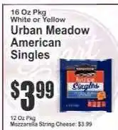 Key Food Urban Meadow American Singles offer