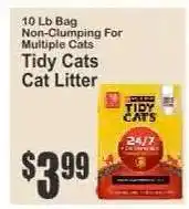 Key Food Tidy Cats Cat Litter offer