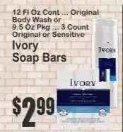 Key Food Ivory Soap Bars offer