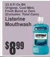 Key Food Listerine Mouthwash offer