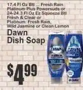 Key Food Dawn Dish Soap offer