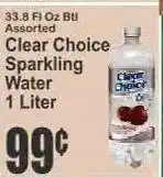 Key Food Clear Choice Sparkling Water offer