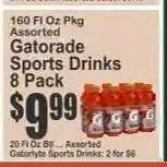 Key Food Gatorade Sports Drinks 8-Pack offer
