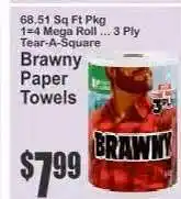 Key Food Brawny Paper Towels offer