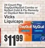 Key Food Vicks Liquicaps offer