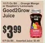 Key Food Good2Grow Juice offer