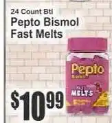 Key Food Pepto Bismol Fast Melts offer