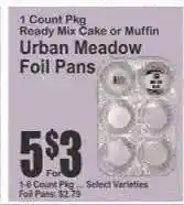 Key Food Urban Meadow Foil Pans offer