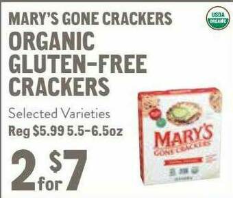 New Seasons Market Mary's Gone Crackers Organic Gluten-Free Crackers offer