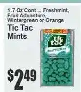 Key Food Tic Tac Mints offer
