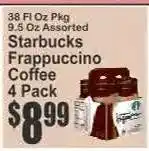 Key Food Starbucks Frappuccino Coffee 4 Pack offer