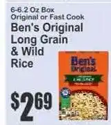 Key Food Ben's Original Long Grain & Wild Rice offer