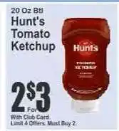 Key Food Hunt's Tomato Ketchup offer