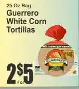 Key Food Guerrero White Corn Tortillas offer