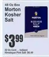 Key Food Morton Kosher Salt offer