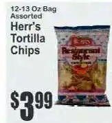 Key Food Herr's Tortilla Chips offer
