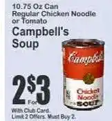 Key Food Campbell's Soup offer