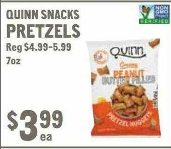 New Seasons Market Quinn Snacks Pretzels offer