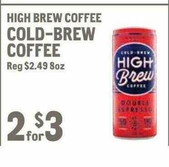 New Seasons Market High Brew Coffee Cold-Brew Coffee offer