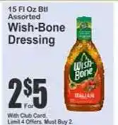 Key Food Wish-Bone Dressing offer