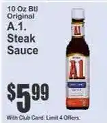 Key Food A. 1. Steak Sauce offer