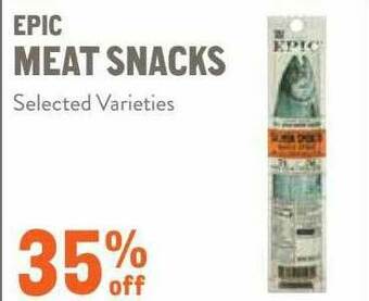 New Seasons Market Epic Meat Snacks offer