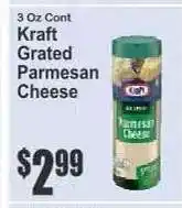 Key Food Kraft Grated Parmesan Cheese offer