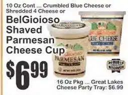 Key Food BelGioioso Shaved Parmesan Cheese Cup offer
