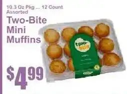 Key Food Two Bite Mini Muffins offer