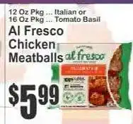 Key Food Al Fresco Chicken Meatballs offer