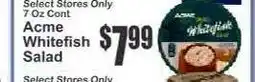 Key Food Acme Whitefish Salad offer