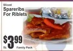 Key Food Sliced Spareribs For Riblets offer
