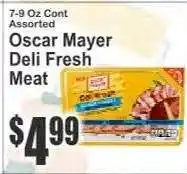 Key Food Oscar Mayer Deli Fresh Meat offer