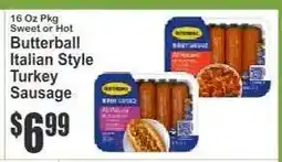 Key Food Butterball Italian Style Turkey Sausage offer
