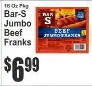 Key Food Bar S Jumbo Beef Franks offer