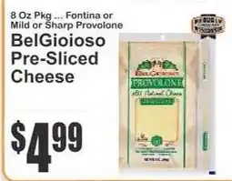 Key Food BelGioioso Pre-Sliced Cheese offer