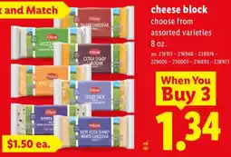 Lidl Nestle cheese block offer