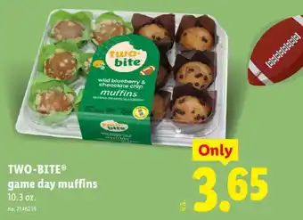 Two-Bite game day muffins