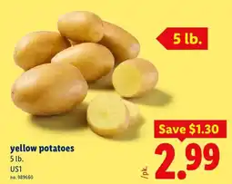 Lidl yellow potatoes offer