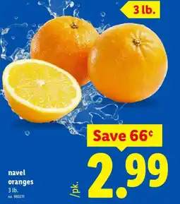 Lidl navel oranges offer