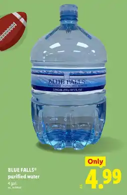 Lidl Blue Falls purified water offer
