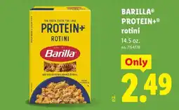 Lidl Barilla protein+ rotini offer