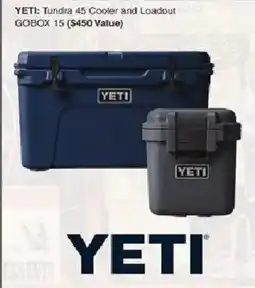 Dunham's Sports Yeti tundra 45 cooler and loadout gobox 15 offer