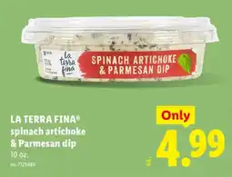 Lidl La terra fina spinach artichoke & parmesan dip offer