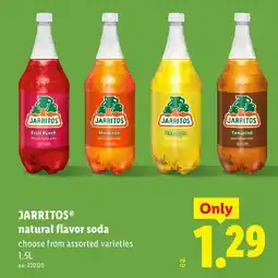Lidl Jarritos natural flavor soda offer
