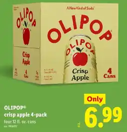 Lidl Olipop crisp apple 4-pack offer