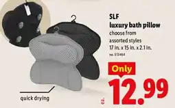 Lidl Slf luxury bath pillow offer