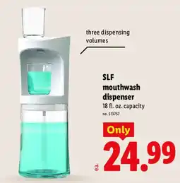 Lidl SLF mouthwash dispenser offer