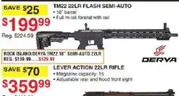 Dunham's Sports Rock Island/Derya Tm22 18" Semi-Auto 22lr offer