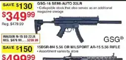 Dunham's Sports Gsg gsg-16 semi-auto 22lr offer